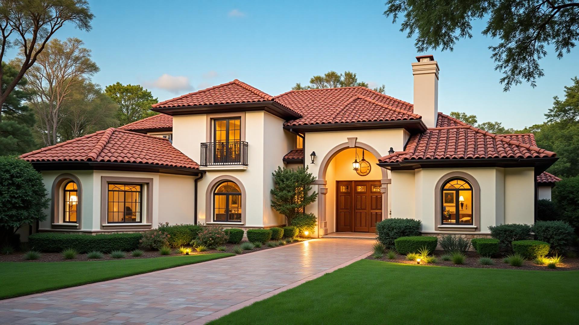 Clay tile roofing installation in Preston Hollow, Dallas, TX
