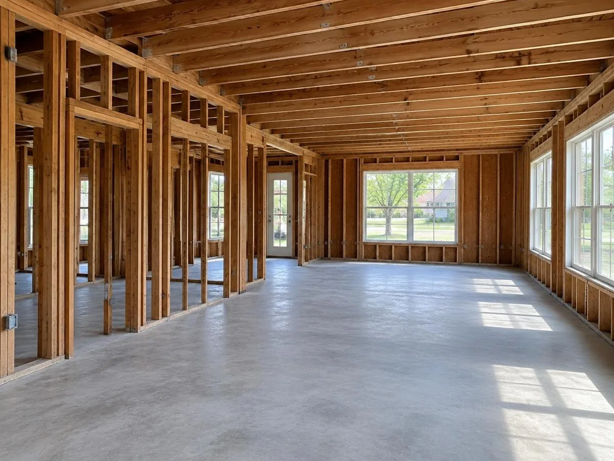 Building Demolition Farmers Branch: Sound building stripped to studs Sound older building with the interior stripped to the studs instead of a full teardown in Farmers Branch