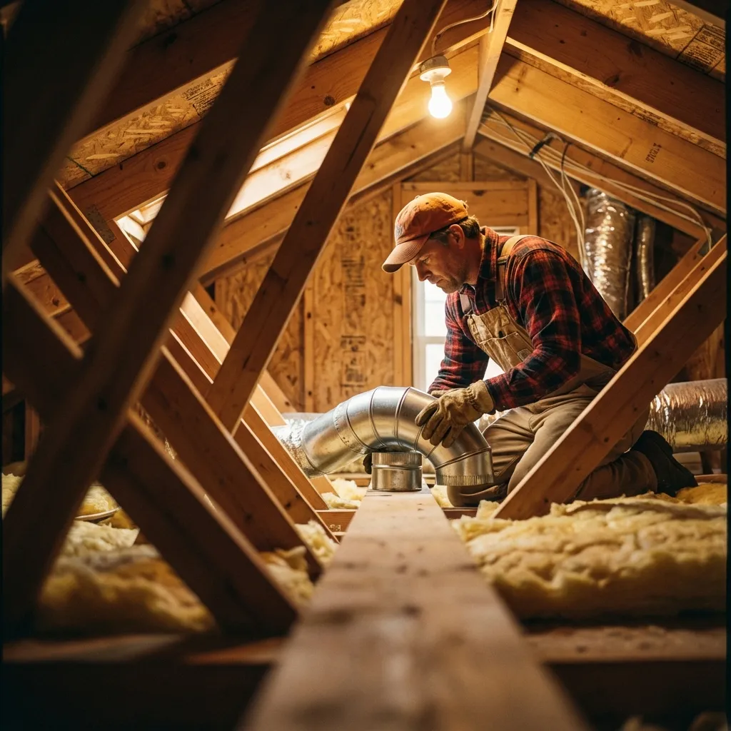 Attic ventilation installation in Farmers Branch, TX improving airflow, reducing heat buildup, and supporting energy-efficient roofing performance.