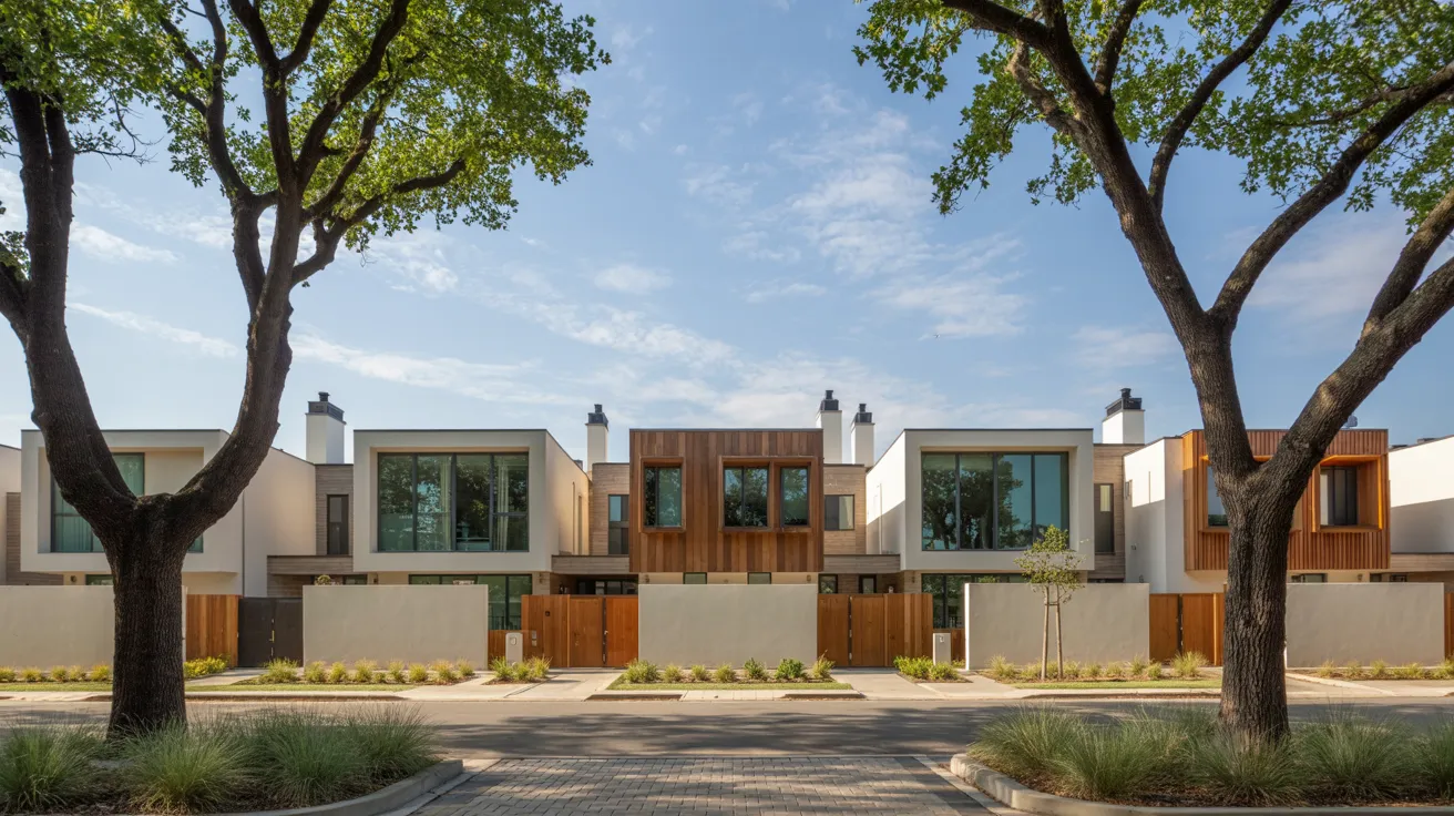 Professional townhouse roofing installation in Bryan Place neighborhood Dallas, Texas