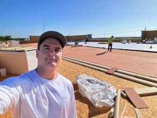 Commercial roofing project in Waxahachie, TX